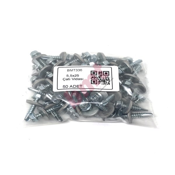 5,5 x 25 Çatı Vidası - 50 li Paket